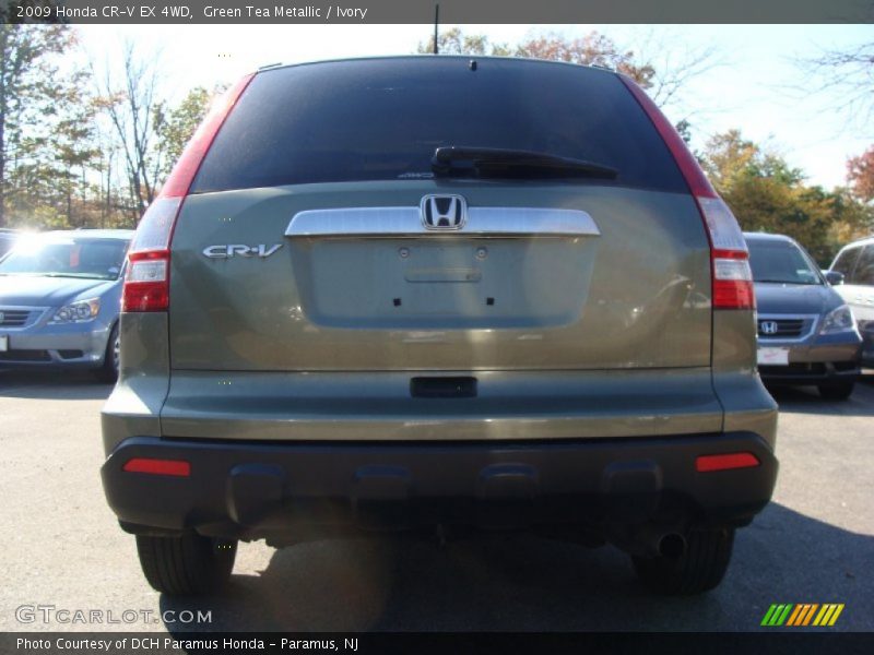 Green Tea Metallic / Ivory 2009 Honda CR-V EX 4WD