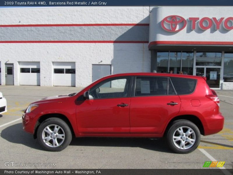 Barcelona Red Metallic / Ash Gray 2009 Toyota RAV4 4WD