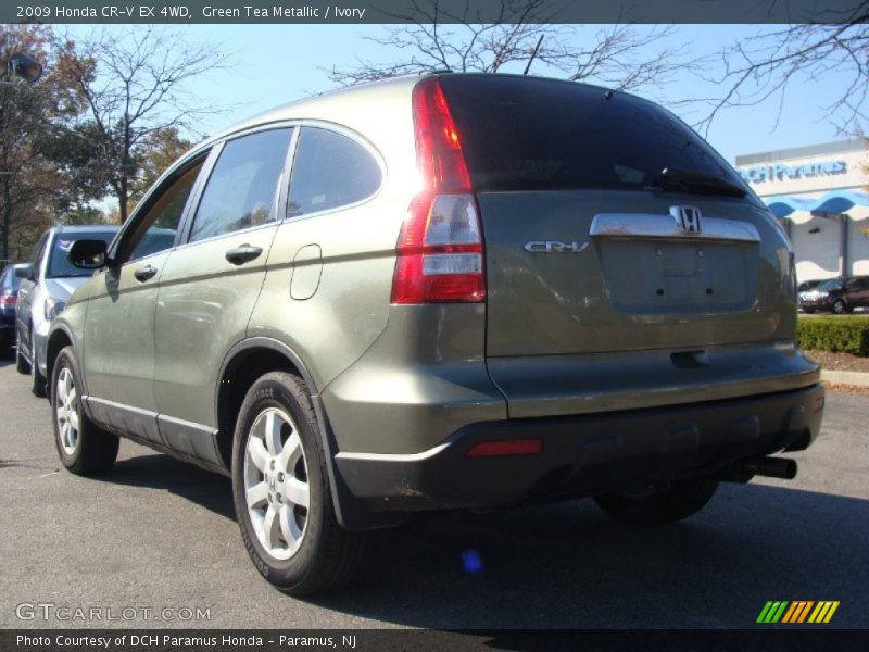 Green Tea Metallic / Ivory 2009 Honda CR-V EX 4WD