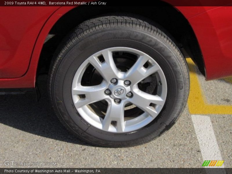 Barcelona Red Metallic / Ash Gray 2009 Toyota RAV4 4WD