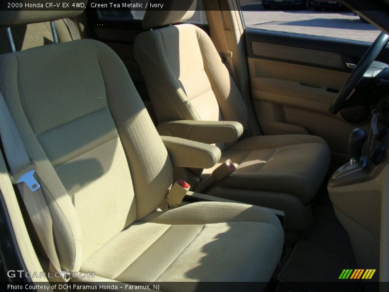 Green Tea Metallic / Ivory 2009 Honda CR-V EX 4WD