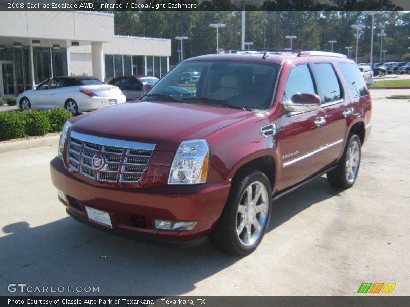 Infrared / Cocoa/Light Cashmere 2008 Cadillac Escalade AWD
