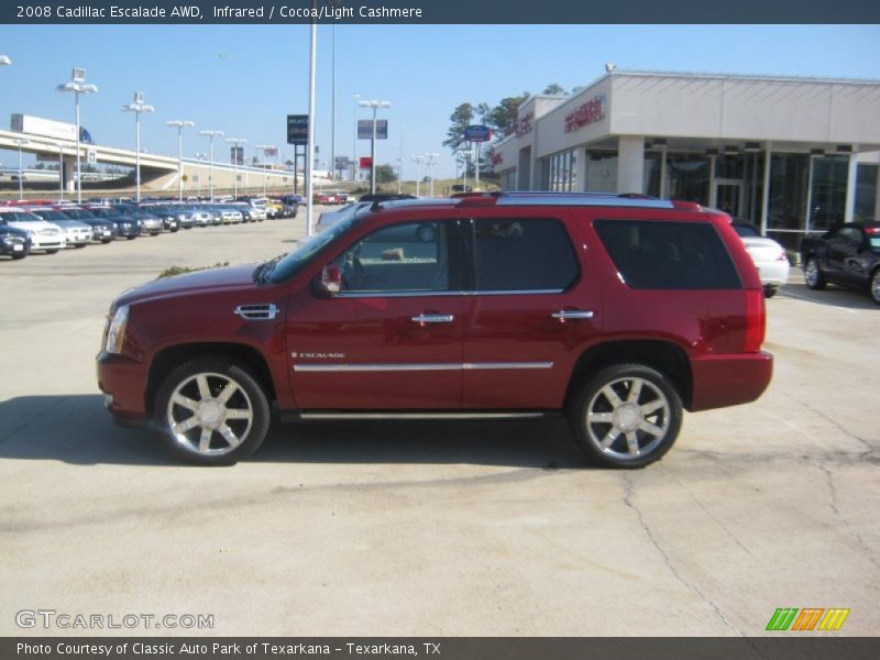 Infrared / Cocoa/Light Cashmere 2008 Cadillac Escalade AWD