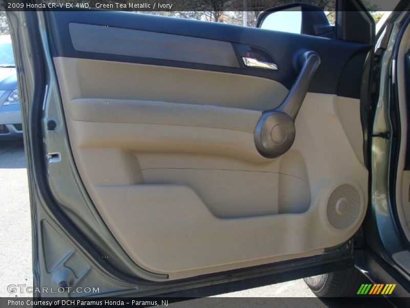Green Tea Metallic / Ivory 2009 Honda CR-V EX 4WD