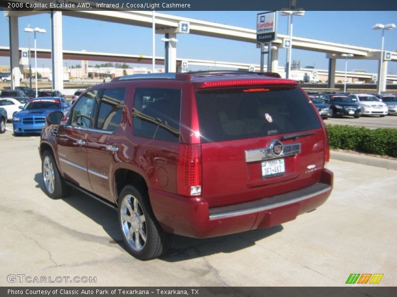 Infrared / Cocoa/Light Cashmere 2008 Cadillac Escalade AWD
