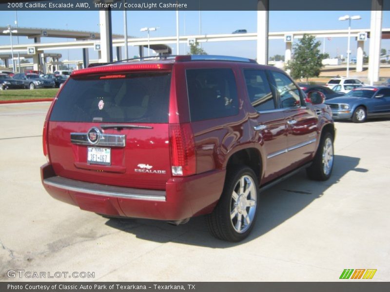 Infrared / Cocoa/Light Cashmere 2008 Cadillac Escalade AWD