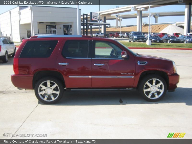 Infrared / Cocoa/Light Cashmere 2008 Cadillac Escalade AWD