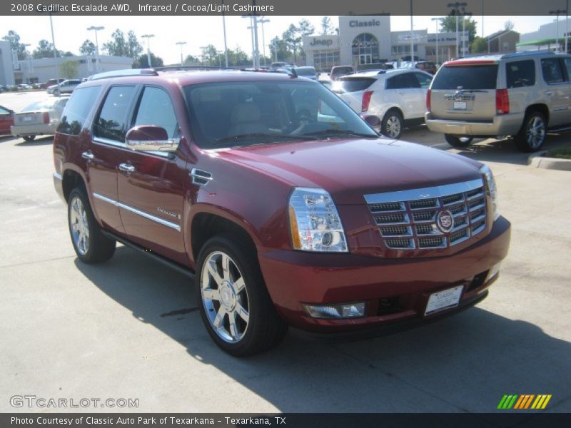 Infrared / Cocoa/Light Cashmere 2008 Cadillac Escalade AWD