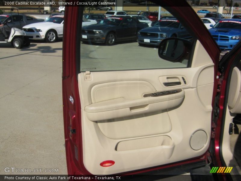Infrared / Cocoa/Light Cashmere 2008 Cadillac Escalade AWD
