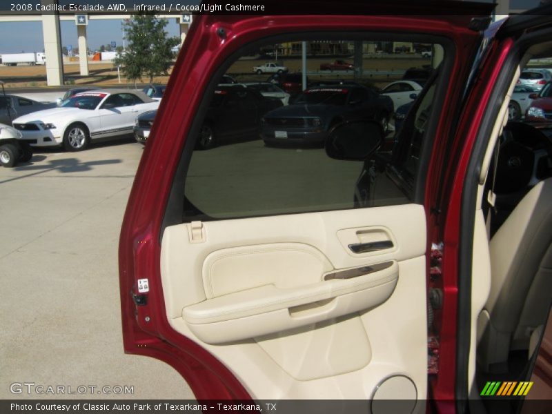 Infrared / Cocoa/Light Cashmere 2008 Cadillac Escalade AWD