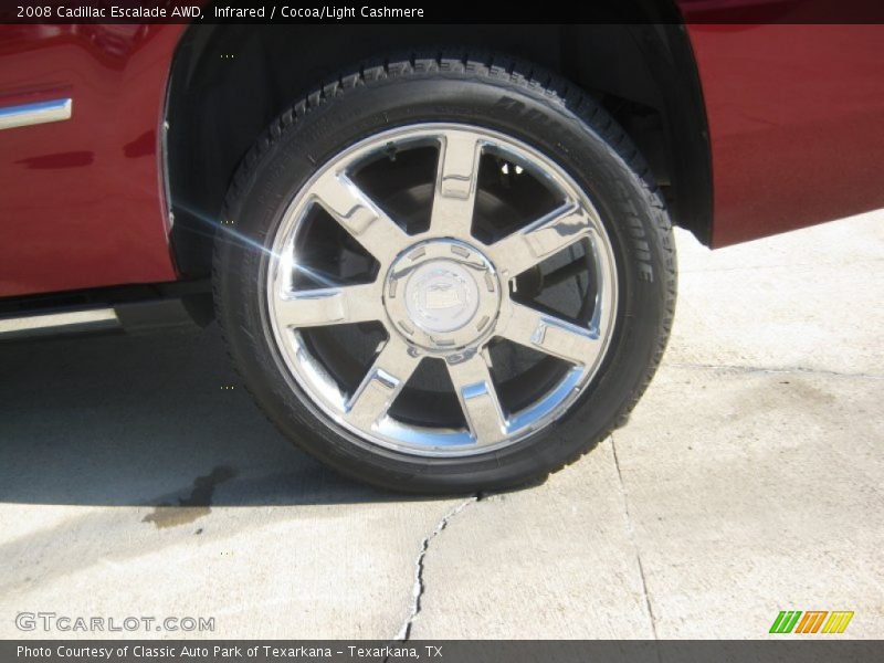 Infrared / Cocoa/Light Cashmere 2008 Cadillac Escalade AWD