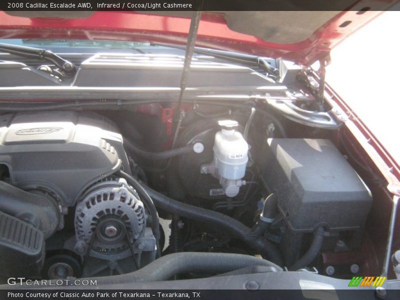 Infrared / Cocoa/Light Cashmere 2008 Cadillac Escalade AWD