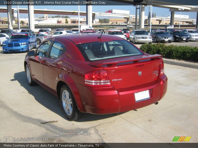 Inferno Red Crystal Pearl / Dark Slate Gray 2010 Dodge Avenger R/T