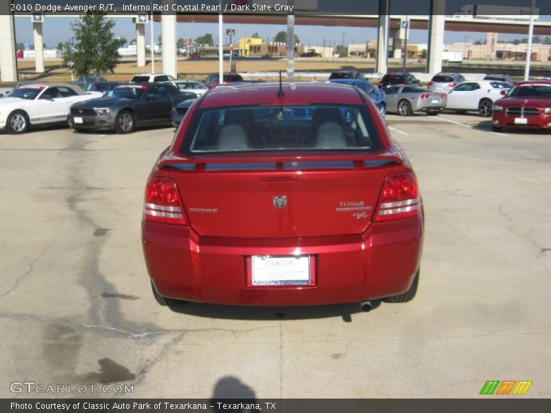 Inferno Red Crystal Pearl / Dark Slate Gray 2010 Dodge Avenger R/T