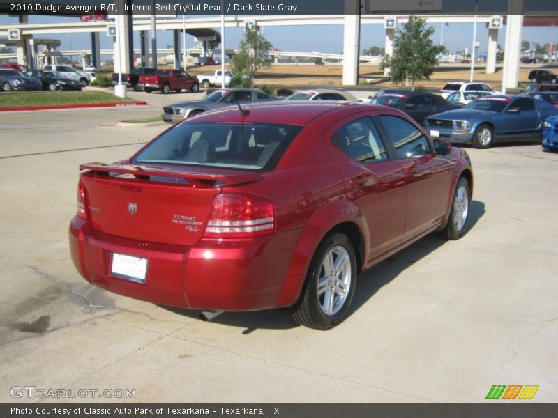 Inferno Red Crystal Pearl / Dark Slate Gray 2010 Dodge Avenger R/T