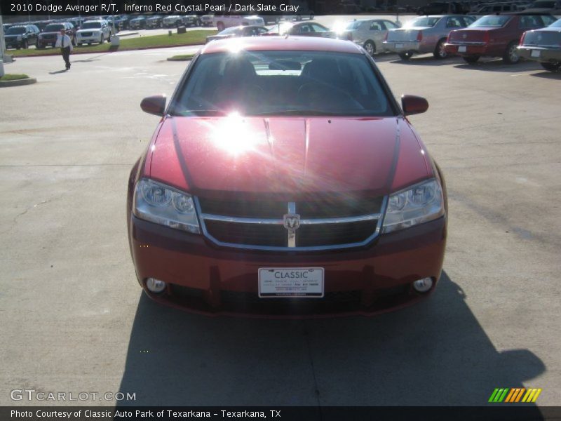 Inferno Red Crystal Pearl / Dark Slate Gray 2010 Dodge Avenger R/T