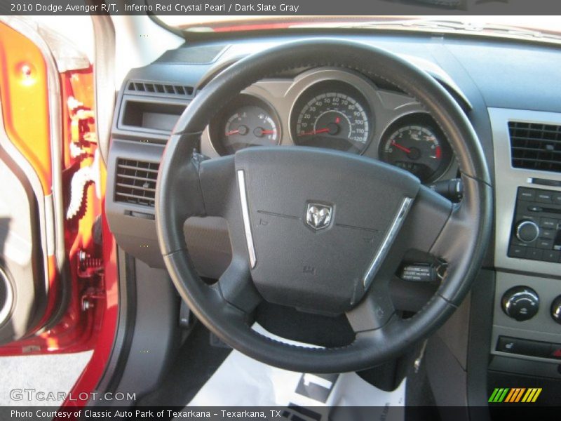 Inferno Red Crystal Pearl / Dark Slate Gray 2010 Dodge Avenger R/T