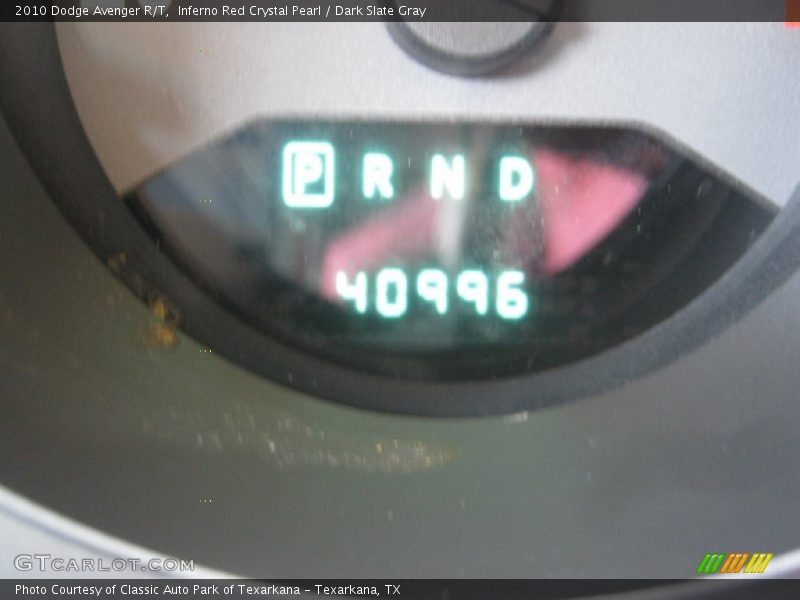 Inferno Red Crystal Pearl / Dark Slate Gray 2010 Dodge Avenger R/T