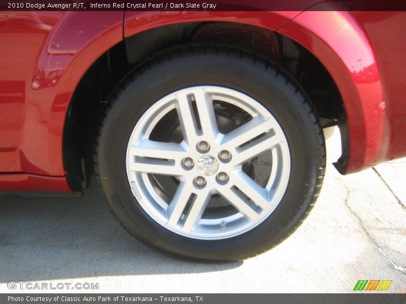 Inferno Red Crystal Pearl / Dark Slate Gray 2010 Dodge Avenger R/T
