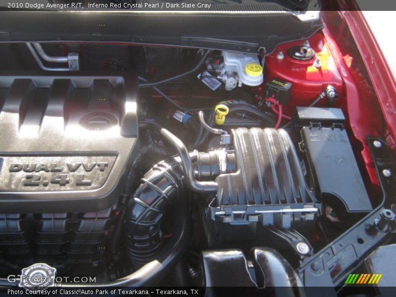 Inferno Red Crystal Pearl / Dark Slate Gray 2010 Dodge Avenger R/T