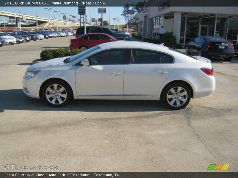 White Diamond Tricoat / Ebony 2011 Buick LaCrosse CXL