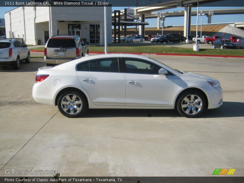 White Diamond Tricoat / Ebony 2011 Buick LaCrosse CXL