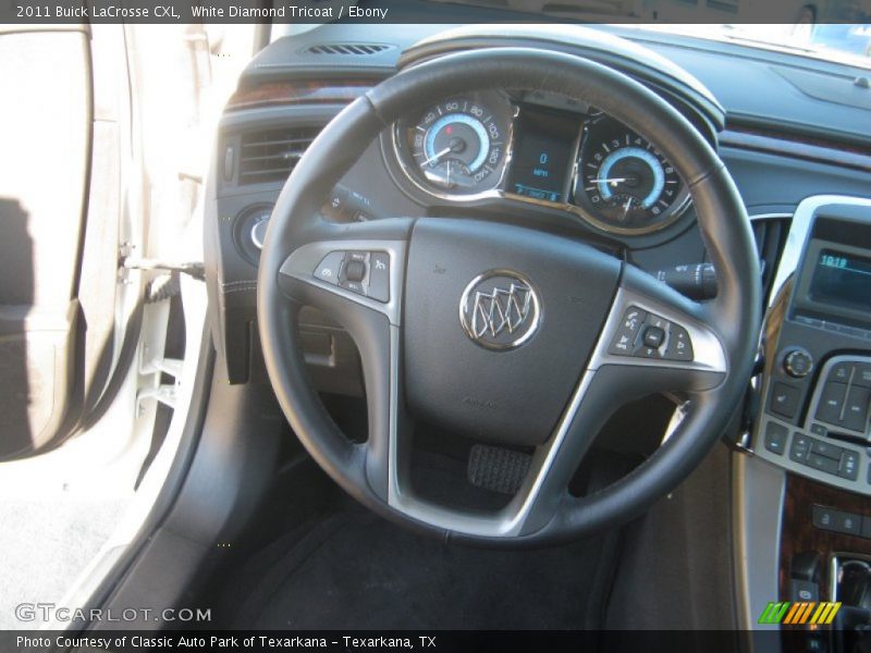 White Diamond Tricoat / Ebony 2011 Buick LaCrosse CXL