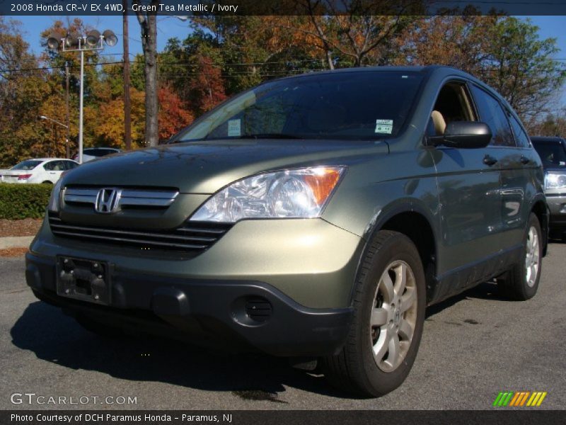 Green Tea Metallic / Ivory 2008 Honda CR-V EX 4WD