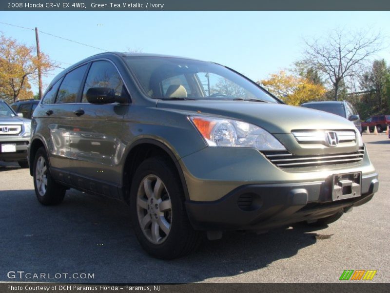 Green Tea Metallic / Ivory 2008 Honda CR-V EX 4WD