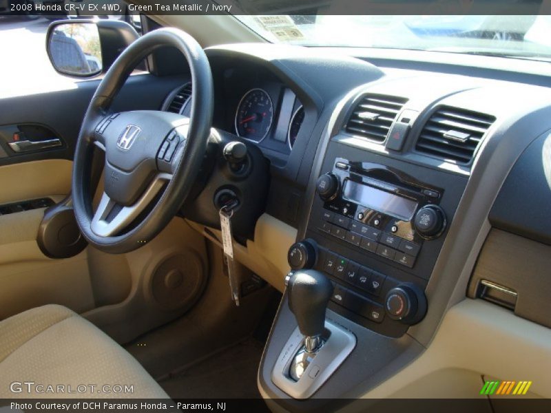 Green Tea Metallic / Ivory 2008 Honda CR-V EX 4WD