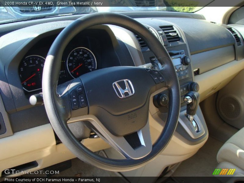 Green Tea Metallic / Ivory 2008 Honda CR-V EX 4WD