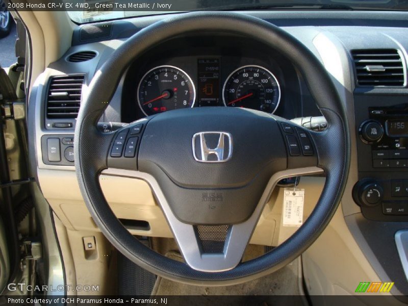 Green Tea Metallic / Ivory 2008 Honda CR-V EX 4WD