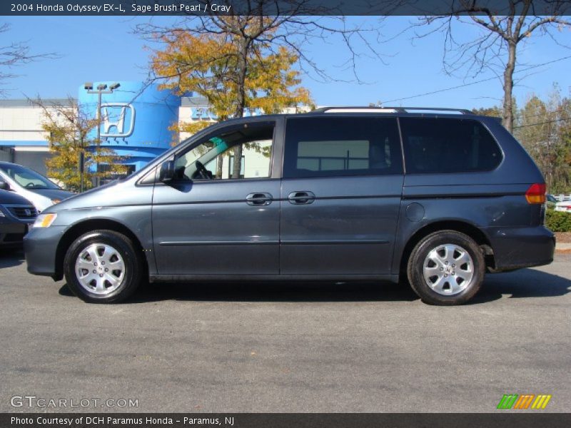 Sage Brush Pearl / Gray 2004 Honda Odyssey EX-L