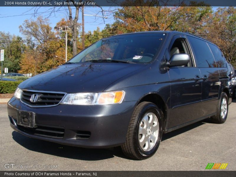 Sage Brush Pearl / Gray 2004 Honda Odyssey EX-L
