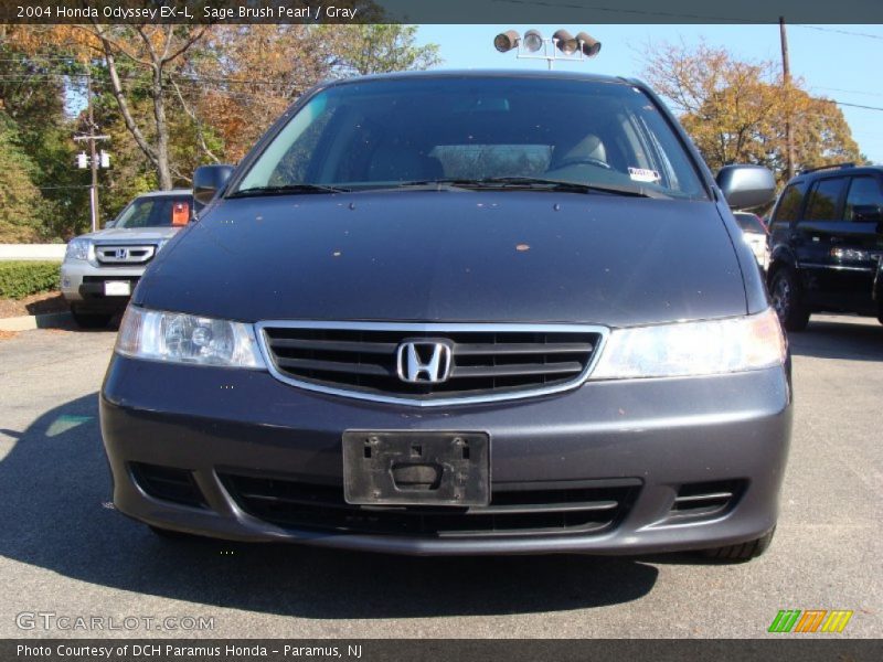 Sage Brush Pearl / Gray 2004 Honda Odyssey EX-L