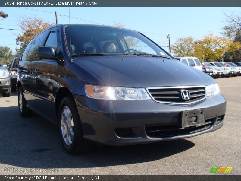 Sage Brush Pearl / Gray 2004 Honda Odyssey EX-L