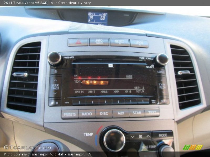 Aloe Green Metallic / Ivory 2011 Toyota Venza V6 AWD