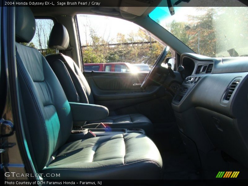 Sage Brush Pearl / Gray 2004 Honda Odyssey EX-L