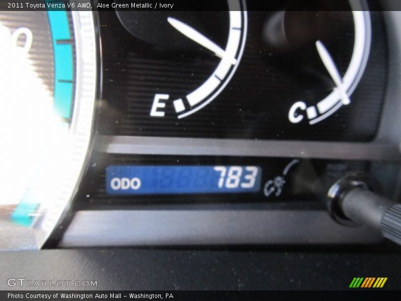 Aloe Green Metallic / Ivory 2011 Toyota Venza V6 AWD