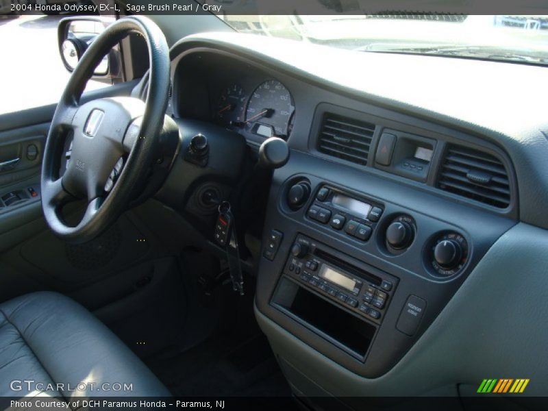 Sage Brush Pearl / Gray 2004 Honda Odyssey EX-L