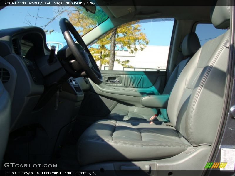 Sage Brush Pearl / Gray 2004 Honda Odyssey EX-L