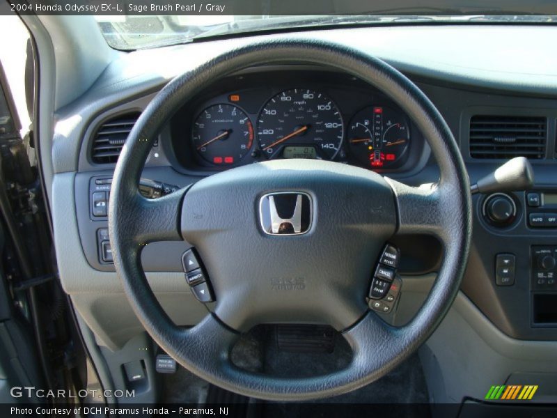 Sage Brush Pearl / Gray 2004 Honda Odyssey EX-L