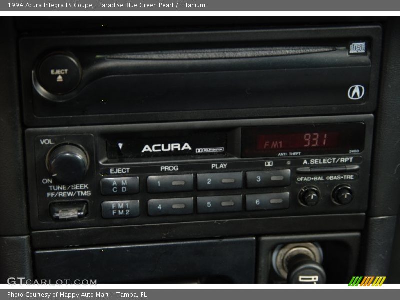 Audio System of 1994 Integra LS Coupe