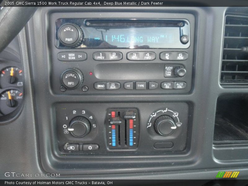 Audio System of 2005 Sierra 1500 Work Truck Regular Cab 4x4
