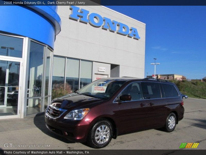 Dark Cherry Pearl / Ivory 2008 Honda Odyssey EX-L