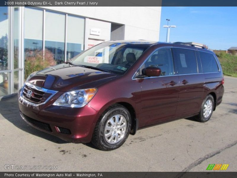 Dark Cherry Pearl / Ivory 2008 Honda Odyssey EX-L