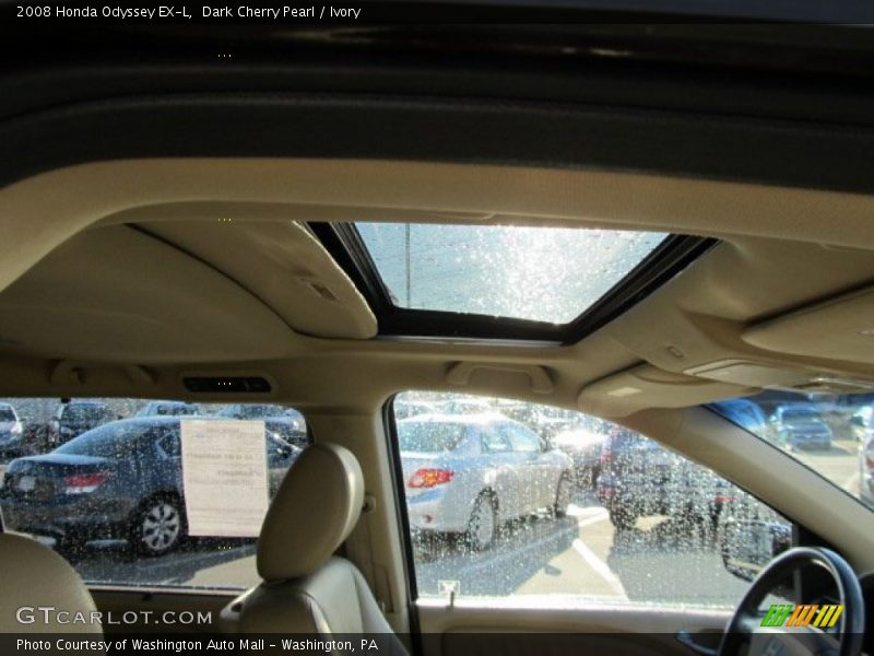 Dark Cherry Pearl / Ivory 2008 Honda Odyssey EX-L