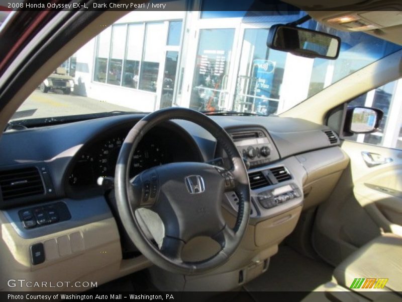 Dark Cherry Pearl / Ivory 2008 Honda Odyssey EX-L