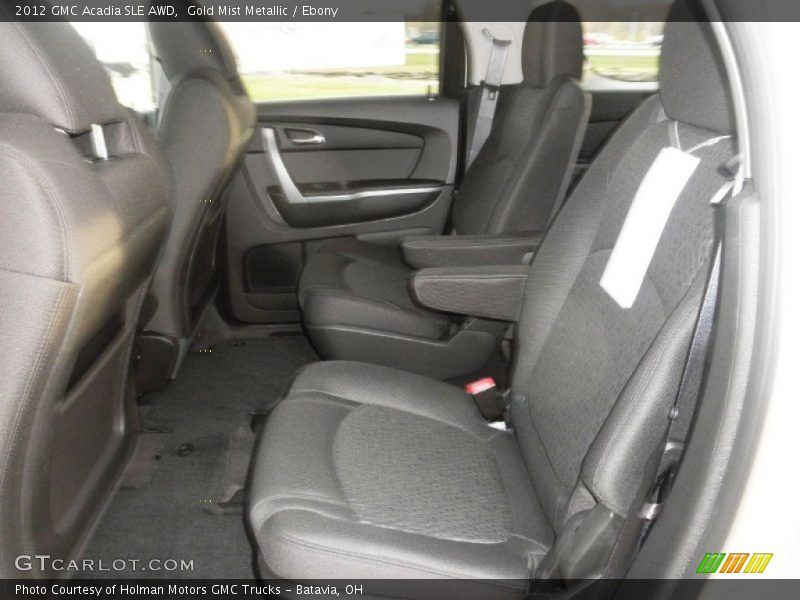 Gold Mist Metallic / Ebony 2012 GMC Acadia SLE AWD