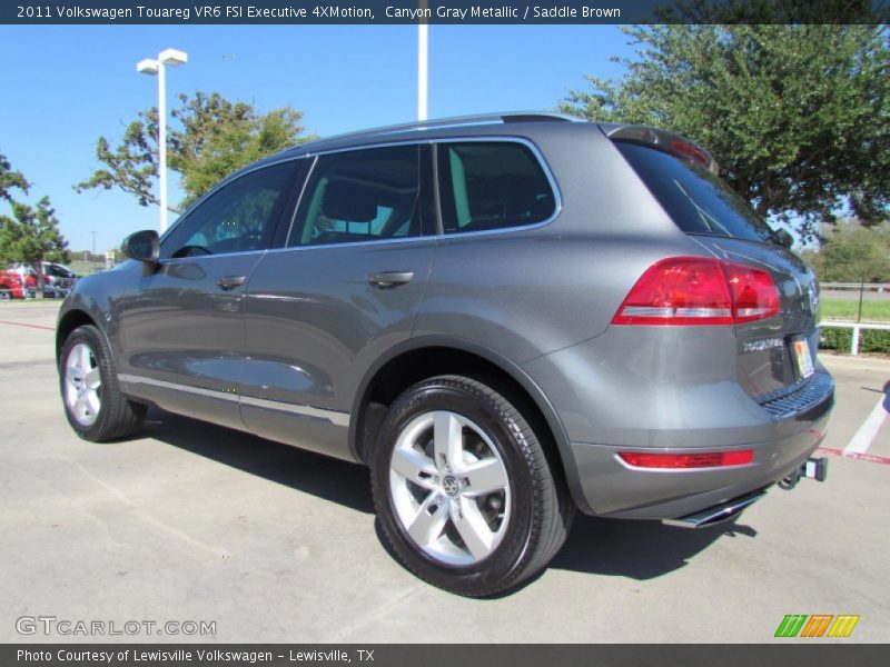 Canyon Gray Metallic / Saddle Brown 2011 Volkswagen Touareg VR6 FSI Executive 4XMotion